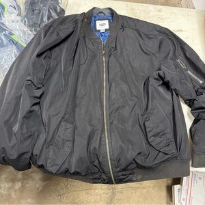 Old Navy Men's Classic Black Bomber Jacket